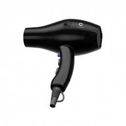 Sèche-cheveux Coiffeo noir avec 2 embouts concentrateurs