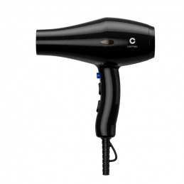 Sèche-cheveux de coiffage professionnel 2400W Noir Coiffeo
