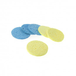 Mini éponges de maquillage 80 mm par 6 Coiffeo