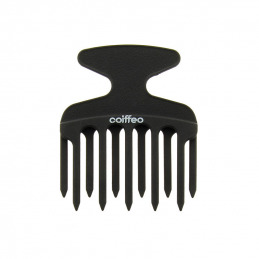 Peigne de coiffure carbone à dents espacées Coiffeo