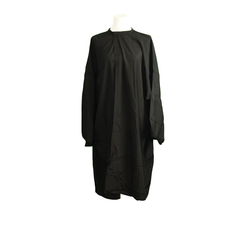 Peignoir de coiffure noir velcro Coiffeo