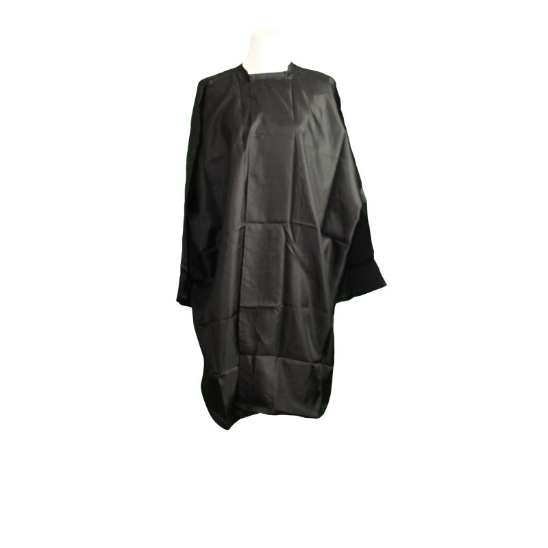 Peignoir de coiffure noir imperméable Coiffeo