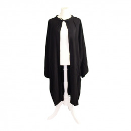 Peignoir de coiffure noir imperméable Coiffeo
