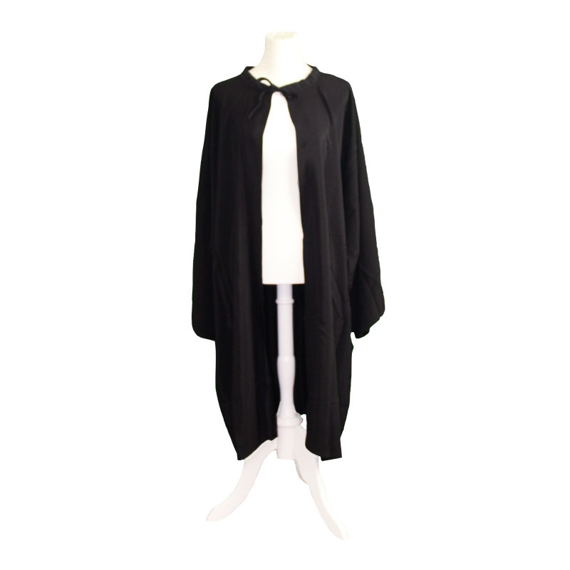 Peignoir de coiffure noir imperméable Coiffeo