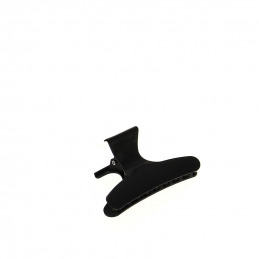 Grandes pinces crocodile noires 8 cm Coiffeo