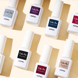 Vernis à ongles semi-permanent rose doré métallisé Estheo Vernis à ongles semi-permanent rose doré métallisé Estheo