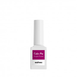 Vernis semi-permanent violet Purple Power Estheo 10 ml