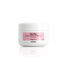 Gel de construction Rose 3 en 1 auto-égalisant Estheo 30GM