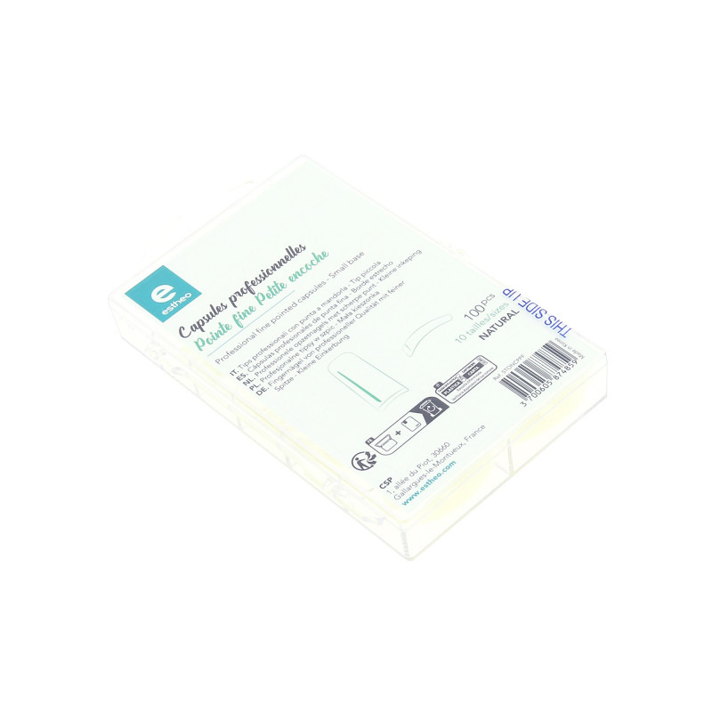 Capsules professionnelles pointe fine naturelles Estheo