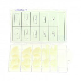 Kit de 100 capsules pour ongles pointe fine Estheo