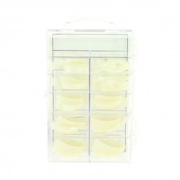 Capsules pour ongles à petite encoche finition naturelle