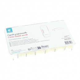 Capsules pour ongles carrées grande encoche 500 pièces Estheo