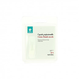 50 capsules carrées taille 5 grande encoche naturelles - Estheo