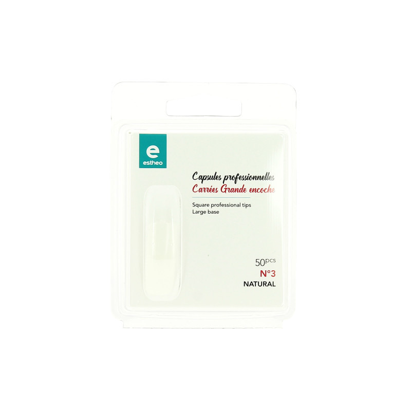50 Capsules professionnelles carrées taille 3 Estheo