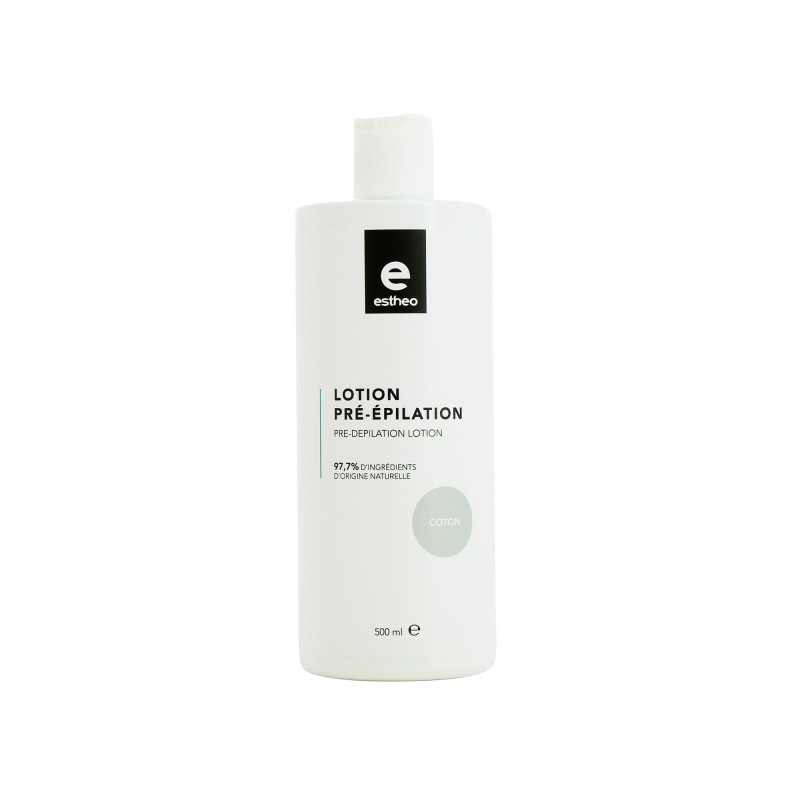 Lotion pré-épilation coton 500 ml Estheo
