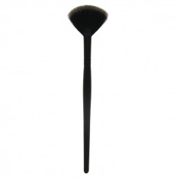 Pinceau éventail Noir Estheo pour maquillage professionnel
