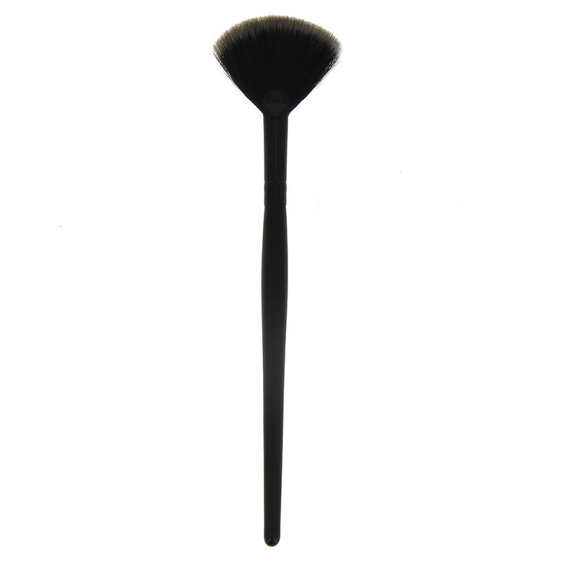 Pinceau éventail Noir Estheo pour maquillage professionnel