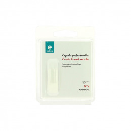 Capsules Estheo carrées n°2 à grande encoche naturelles