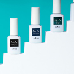 Estheo Color Pro 45 Galactic green vernis semi-permanent 10 ml Estheo Color Pro 45 Galactic green vernis semi-permanent 10 ml