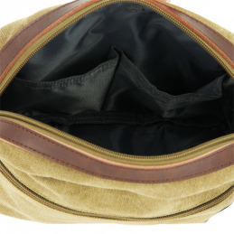 Trousse de toilette Voyager doublée en polyester gris