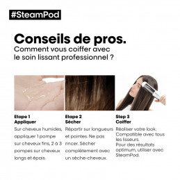 Sérum capillaire lissant SteamPod - L'Oréal Professionnel