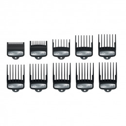 Lot de 10 faux-peignes Premium noirs pour tondeuse Wahl