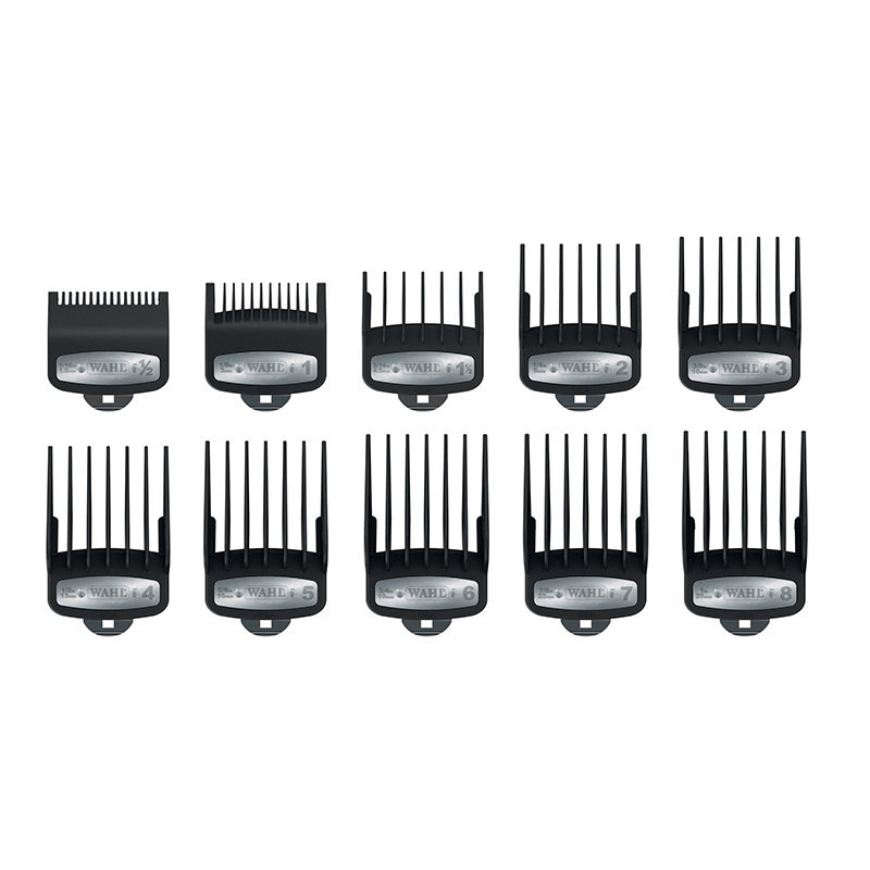 Lot de 10 faux-peignes Premium noirs pour tondeuse Wahl Lot de 10 faux-peignes Premium noirs pour tondeuse Wahl