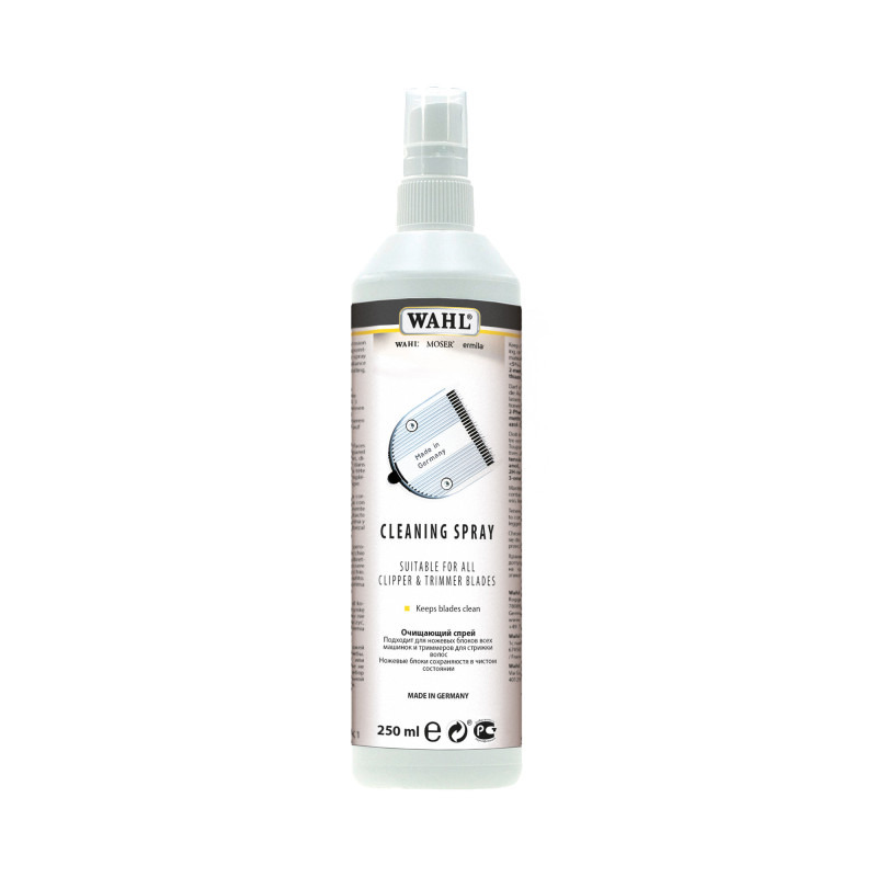 Spray nettoyant 250 ml pour lames de tondeuse Wahl Spray nettoyant 250 ml pour lames de tondeuse Wahl
