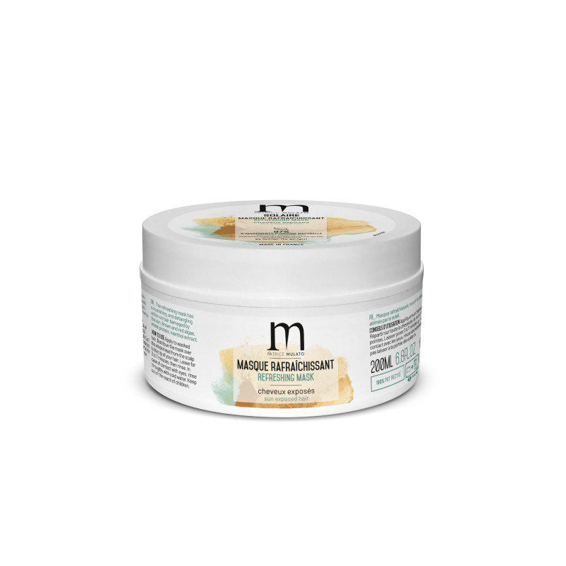 Masque capillaire rafraîchissant Solaire 200ML - Mulato Masque capillaire rafraîchissant Solaire 200ML - Mulato