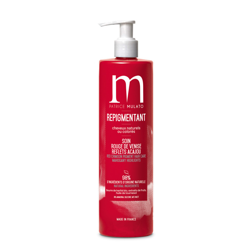 Soin repigmentant Rouge de venise reflets acajou Mulato 500 ml