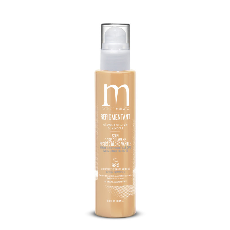 Soin repigmentant Ocre d'havane aux reflets blonds vanille - Mulato