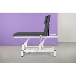 Table de massage Weelko noire à structure métallique Table de massage Weelko noire à structure métallique