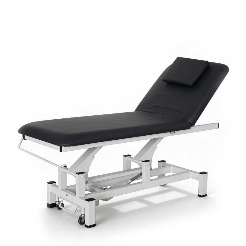 Table de massage électrique professionnelle Weelko noire 1 moteur structure métallique Table de massage électrique professionnelle Weelko noire 1 moteur structure métallique