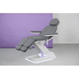 Fauteuil pédicure électrique professionnel Weelko Solstice gris 3 moteurs Fauteuil pédicure électrique professionnel Weelko Solstice gris 3 moteurs