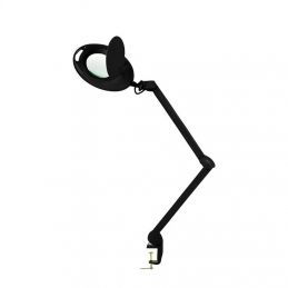 Lampe loupe LED professionnelle Weelko Mega noire 5x avec pince