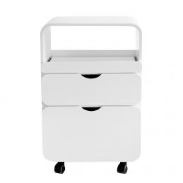 Desserte de rangement Weelko Tidy blanche Desserte de rangement Weelko Tidy blanche