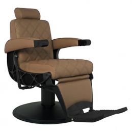 Fauteuil barbier professionnel Mudi Hawk Brown