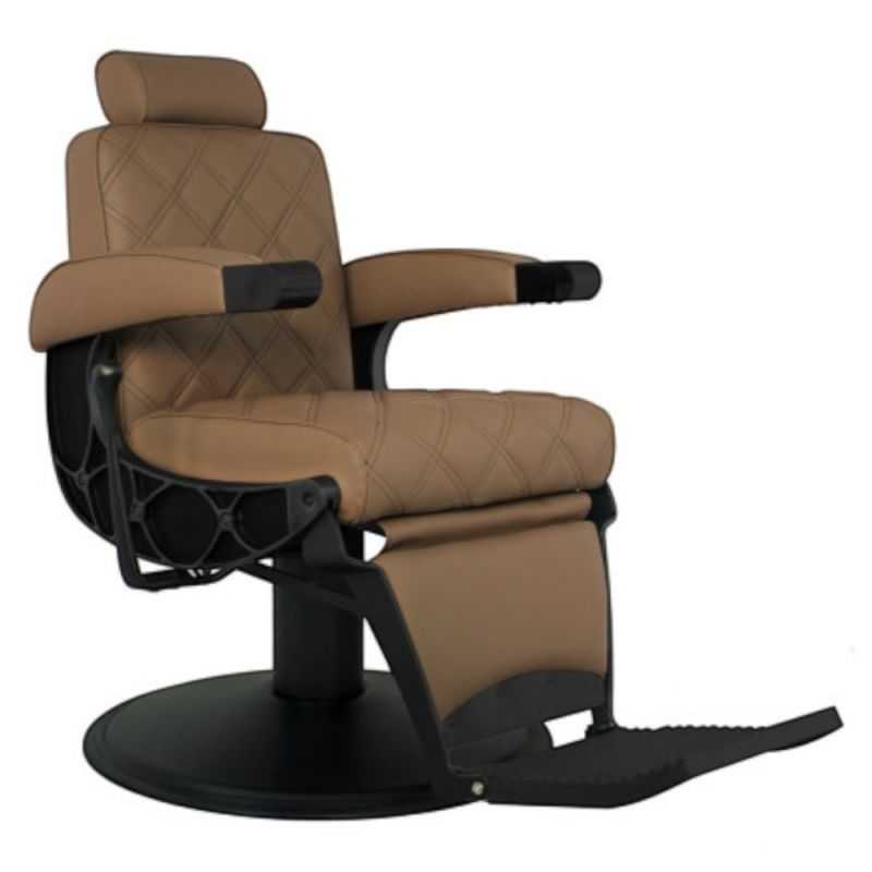 Fauteuil barbier professionnel Mudi Hawk Brown