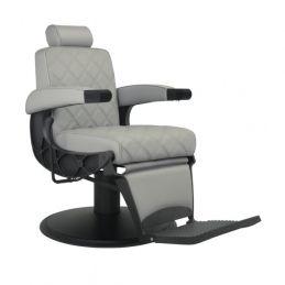 Fauteuil barbier hydraulique Mudi Hawk Gris
