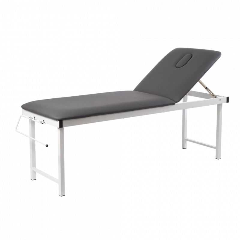 Table de massage professionnelle FIX gris et blanc Table de massage professionnelle FIX gris et blanc