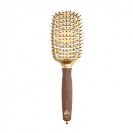 Brosse démêlante Expert Care Flex Gold&Brown Olivia Garden