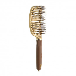 Brosse coiffure flexible Expert Care Gold&Brown