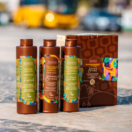 Kit lissage capillaire à la kératine végétalienne Bossa do Brasil
