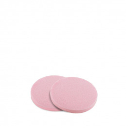Éponges démaquillantes rondes roses Pbi en PVA