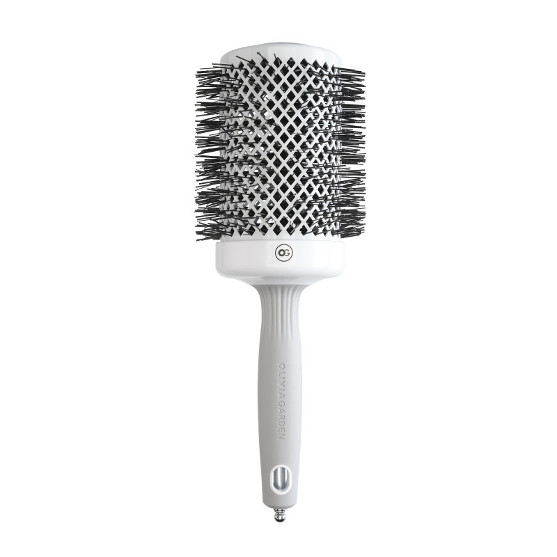 Brosse brushing céramique 65 mm White&Grey Olivia Garden