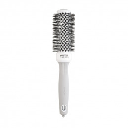 Brosse de brushing céramique 35 mm Olivia Garden White&Grey