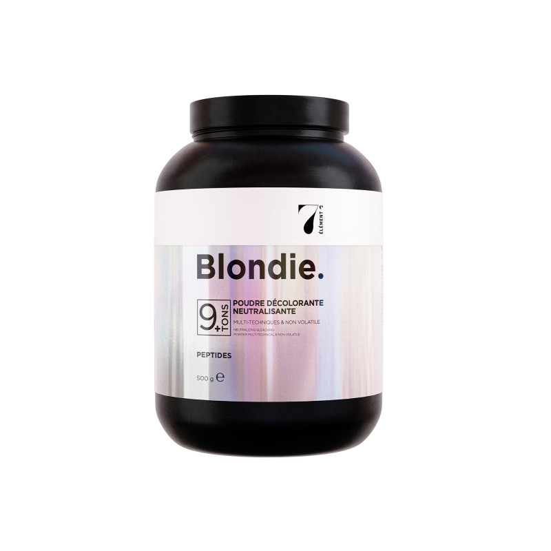 Poudre décolorante violets-irisés 9 tons+ 500GM 7e ÉLÉMENT