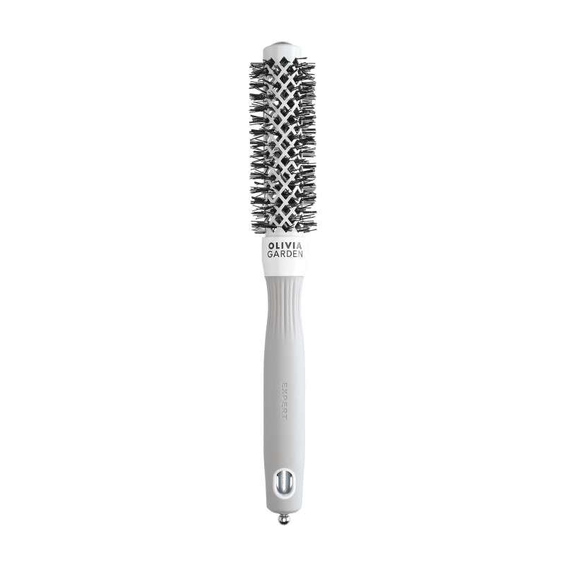 Brosse brushing céramique 20 mm Olivia Garden White&Grey