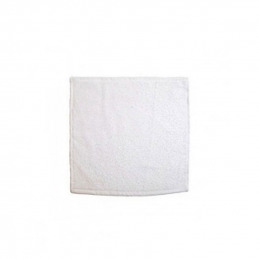 Serviette coiffeur blanche en coton 30 x 30 cm