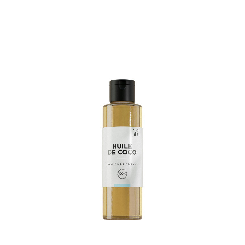 Huile de coco 100 % naturelle cheveux et corps 100 ml - 7e ÉLÉMENT